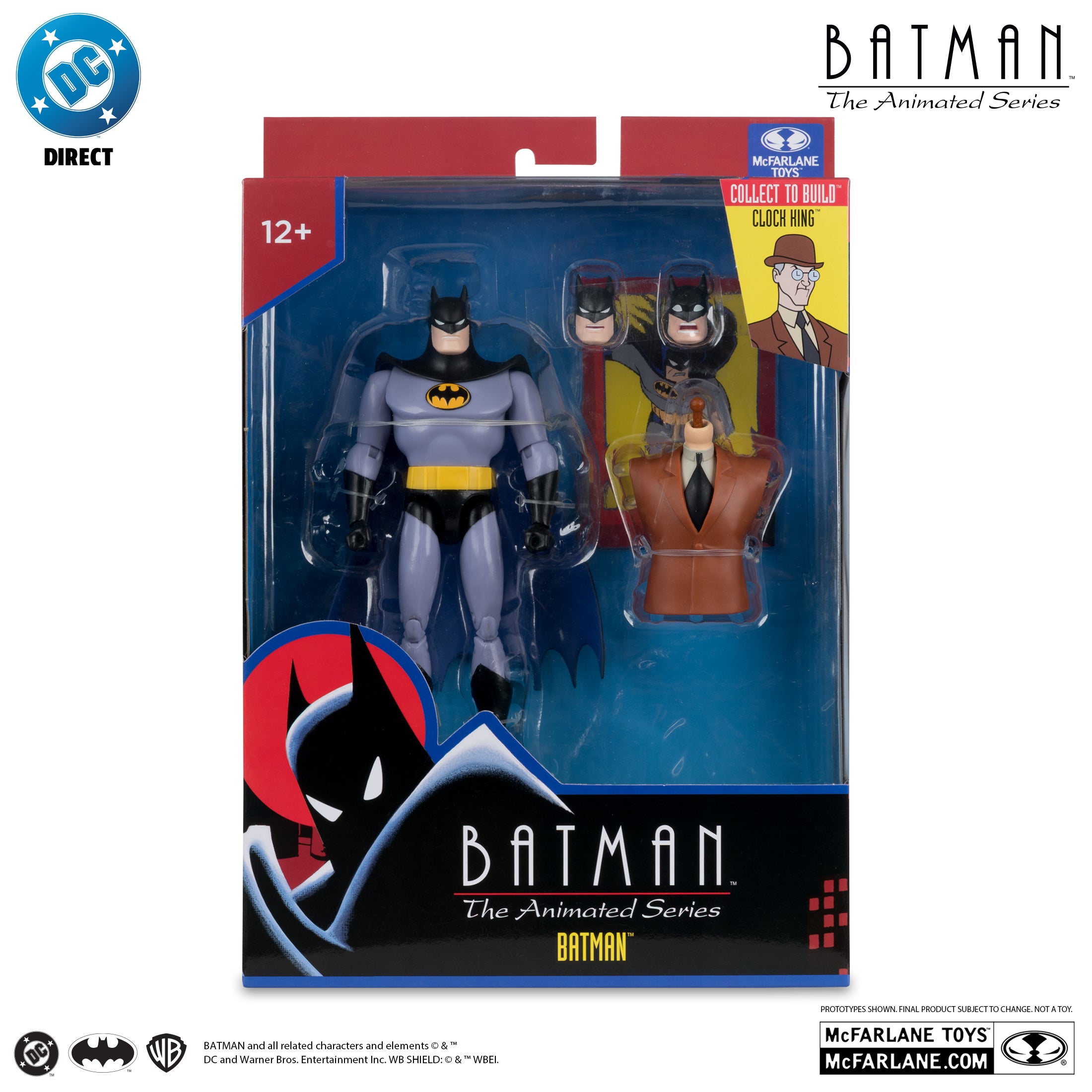 DC Direct Batman The Animated Series Batman (Collect to Build: Clock King) McFarlane