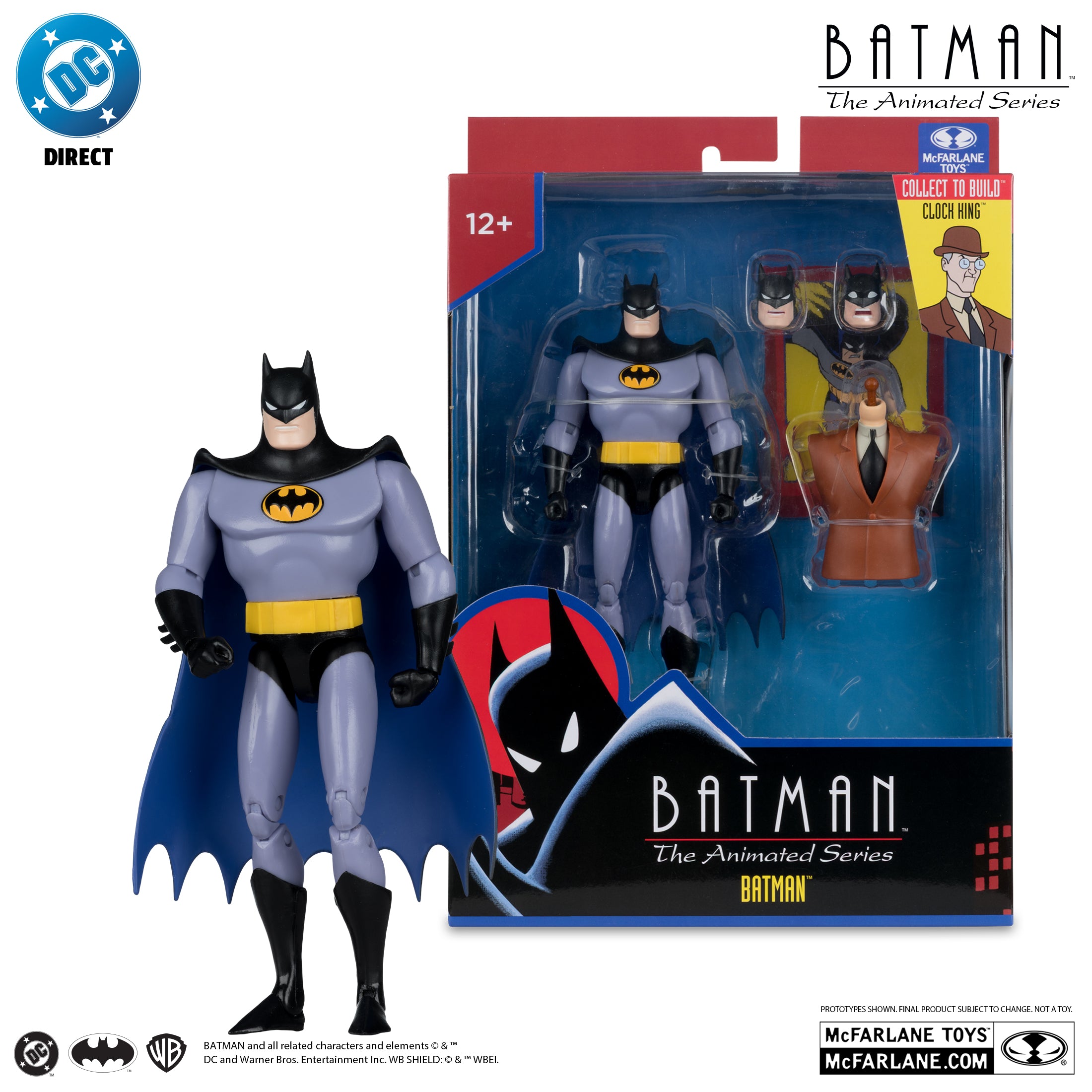 DC Direct Batman The Animated Series Batman (Collect to Build: Clock King) McFarlane