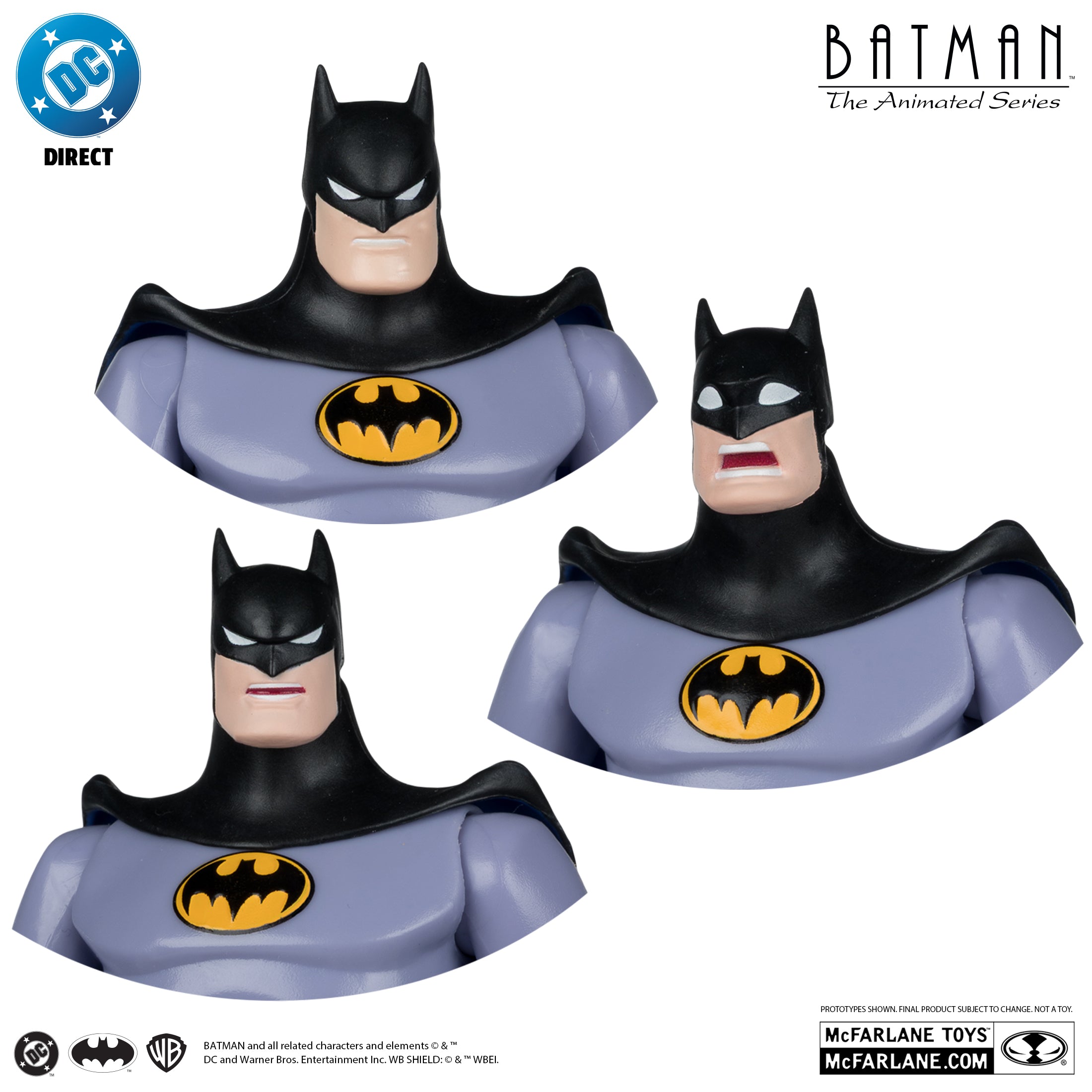 DC Direct Batman The Animated Series Batman (Collect to Build: Clock King) McFarlane