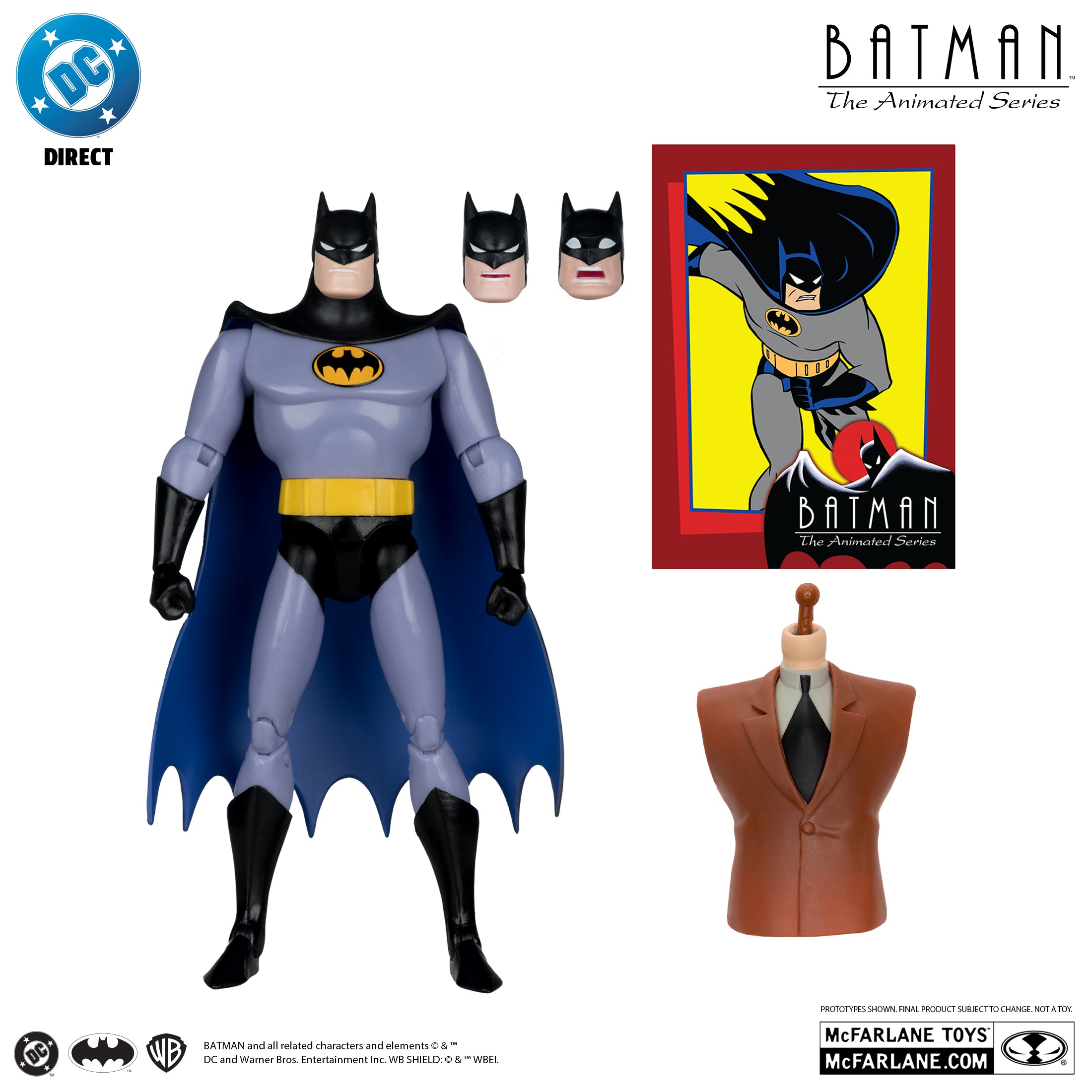 DC Direct Batman The Animated Series Batman (Collect to Build: Clock King) McFarlane
