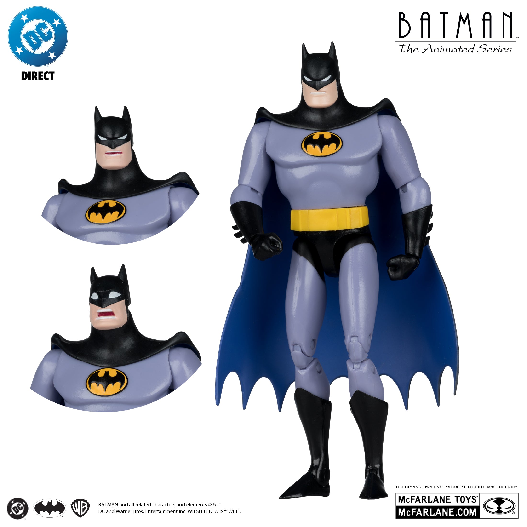 DC Direct Batman The Animated Series Batman (Collect to Build: Clock King) McFarlane