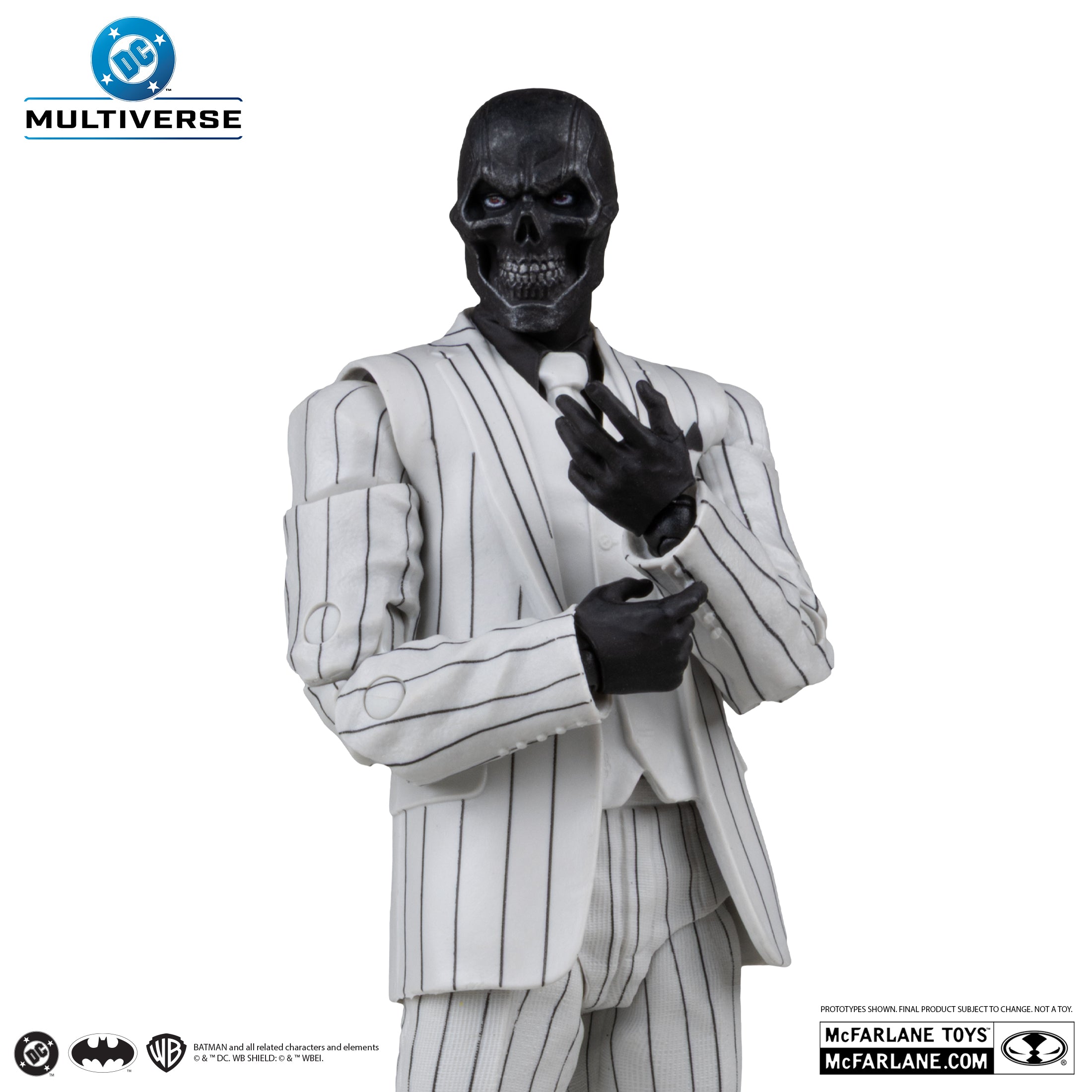 PREVENTA DC Multiverse Black Mask (DC Classic) Red Platinum McFarlane (Primer pago/anticipo)