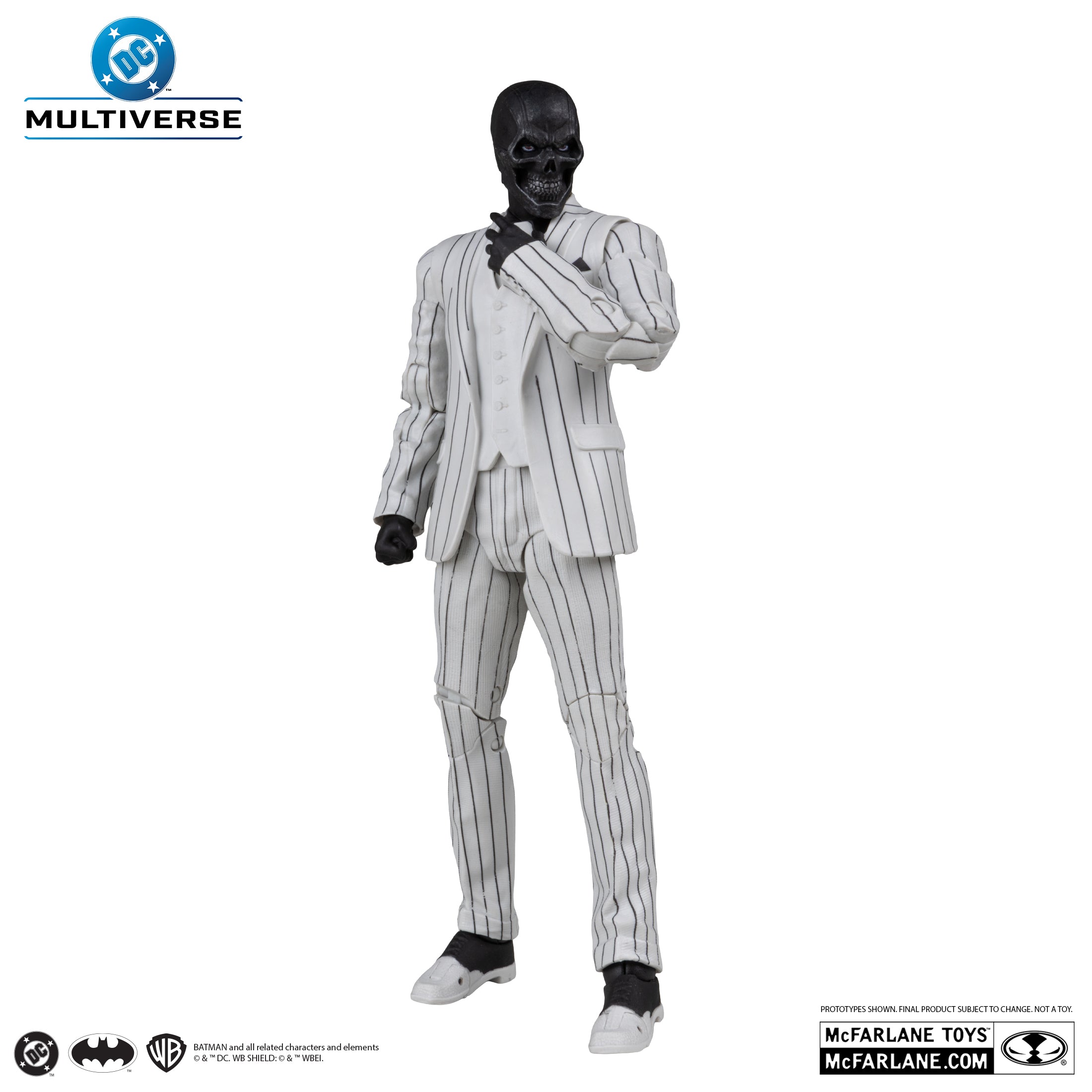PREVENTA DC Multiverse Black Mask (DC Classic) Red Platinum McFarlane (Primer pago/anticipo)