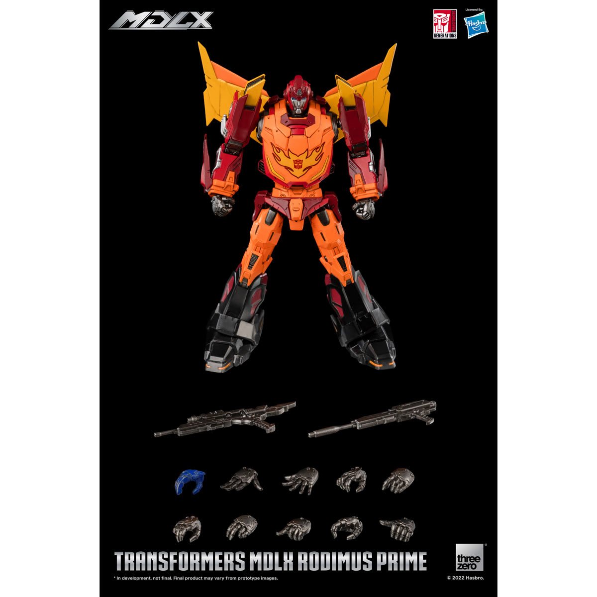 Transformers MDLX Rodimus Prime Threezero