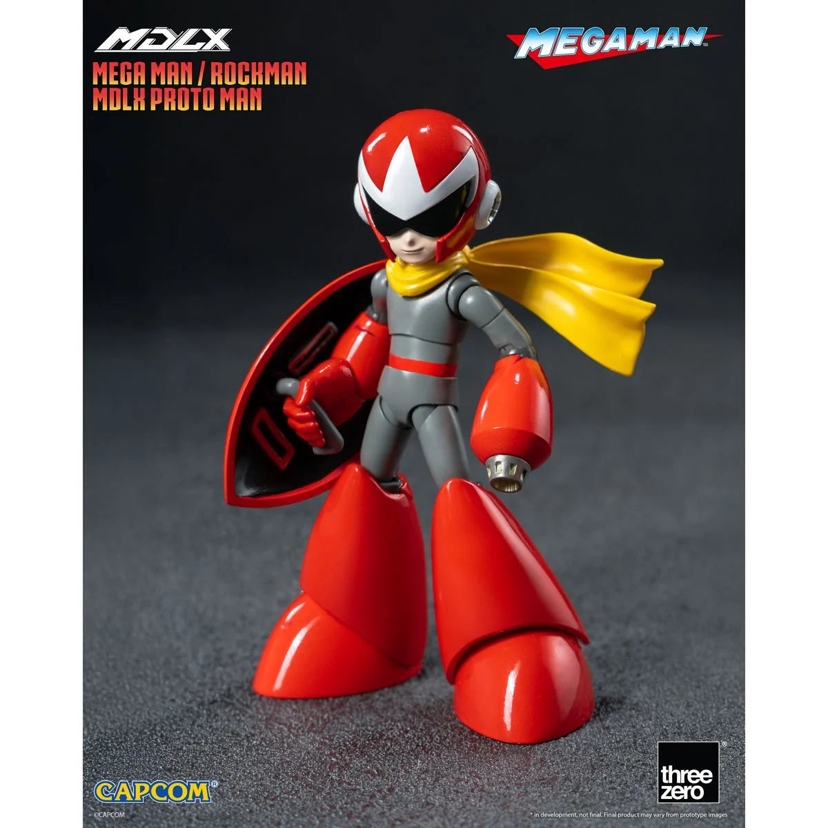 PREVENTA Mega Man MDLX Proto Man Threezero (Primer pago/anticipo)