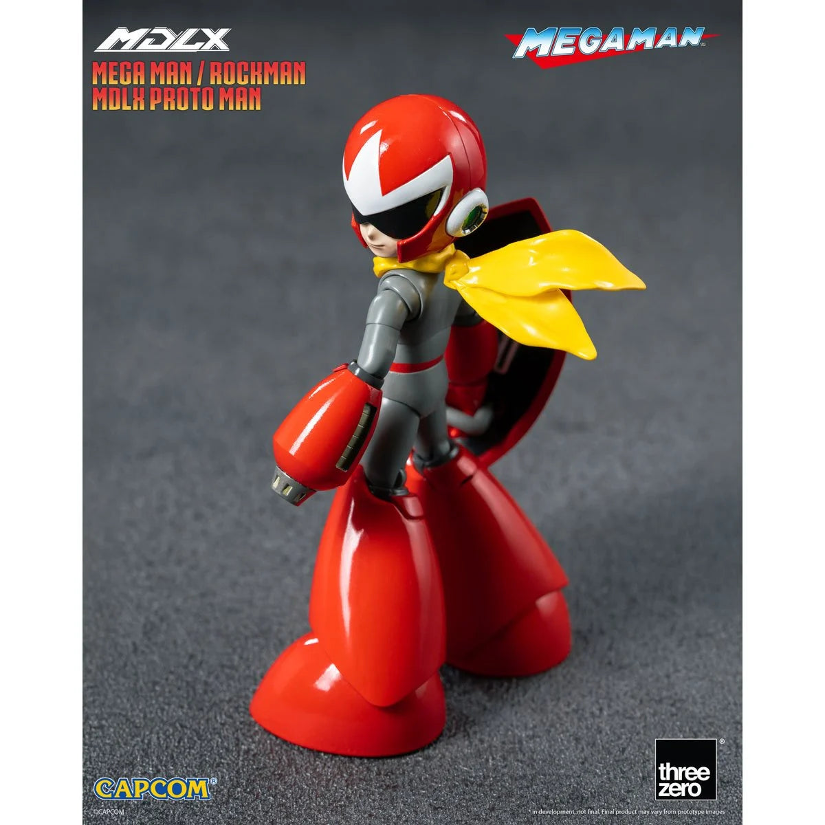 PREVENTA Mega Man MDLX Proto Man Threezero (Primer pago/anticipo)