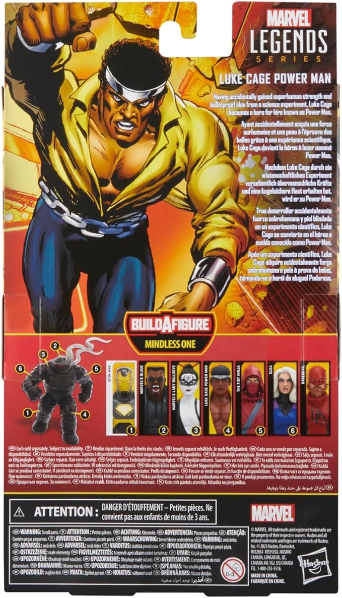 Marvel Knights Marvel Legends Luke Cage Power Man (Mindless One BAF)