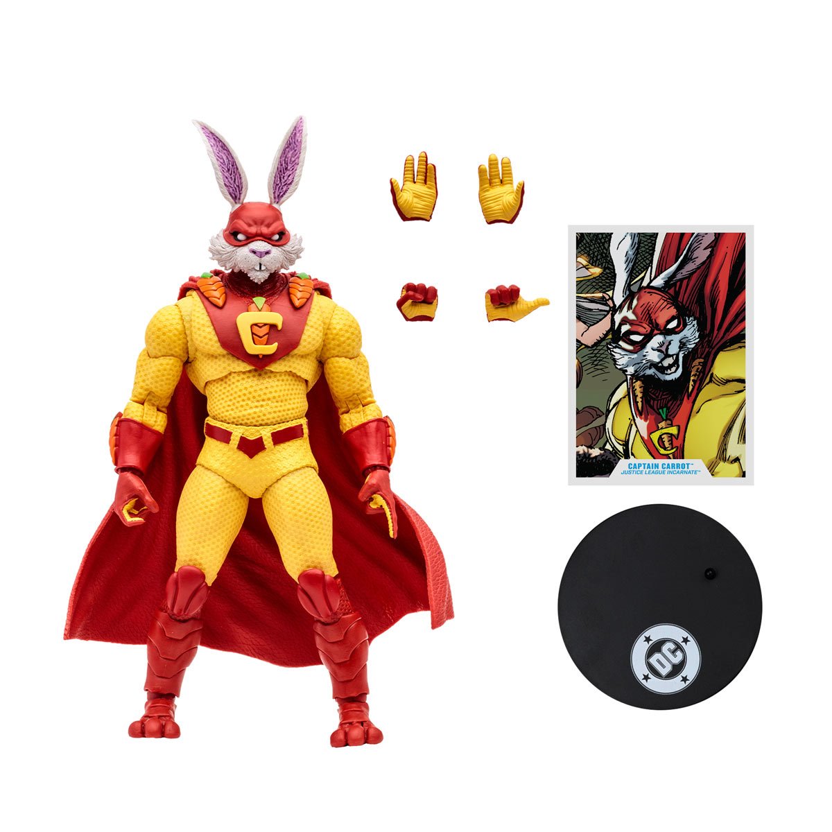 PREVENTA DC Multiverse Captain Carrot (Justice League Incarnate) Vault Collection McFarlane (Primer pago/anticipo)