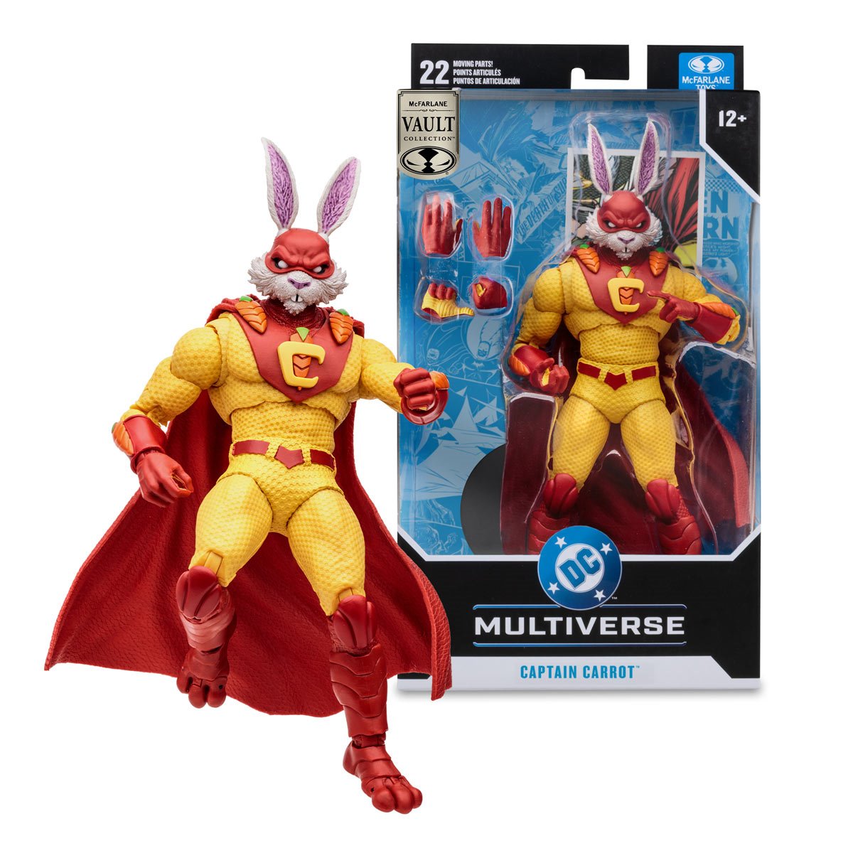PREVENTA DC Multiverse Captain Carrot (Justice League Incarnate) Vault Collection McFarlane (Primer pago/anticipo)