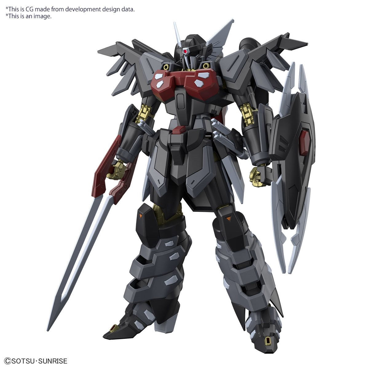 PREVENTA HGCE 1/144 245 Black Knight Squad Shi-ve.A Gundam Model Kit Bandai (Primer pago/anticipo)