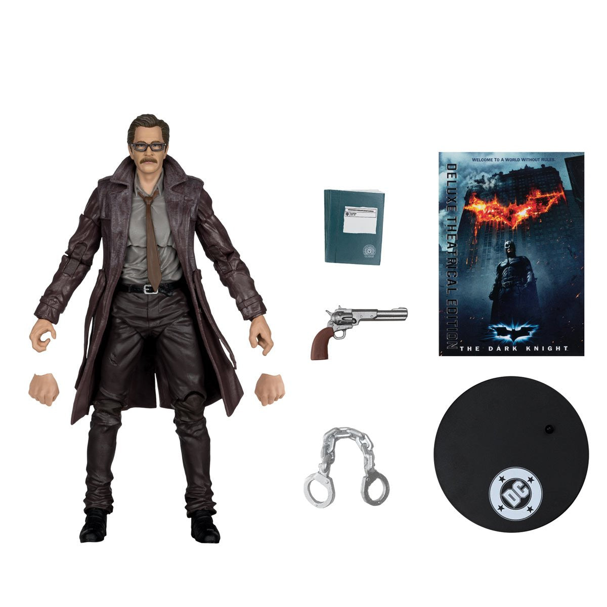 PREVENTA DC Multiverse Commisioner James Gordon (The Dark Knight) Deluxe Theatrical Edition McFarlane (Primer pago/anticipo)