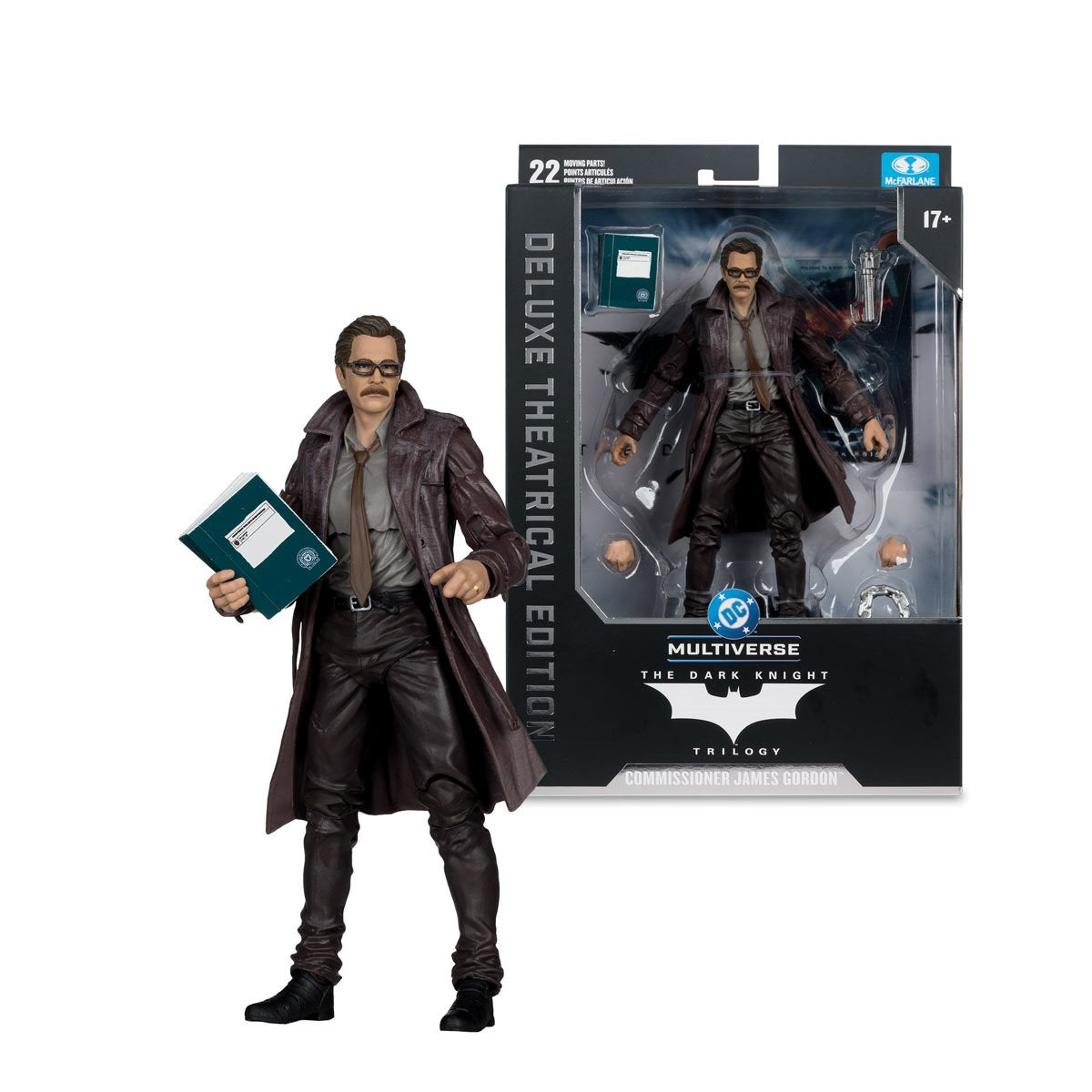 PREVENTA DC Multiverse Commisioner James Gordon (The Dark Knight) Deluxe Theatrical Edition McFarlane (Primer pago/anticipo)