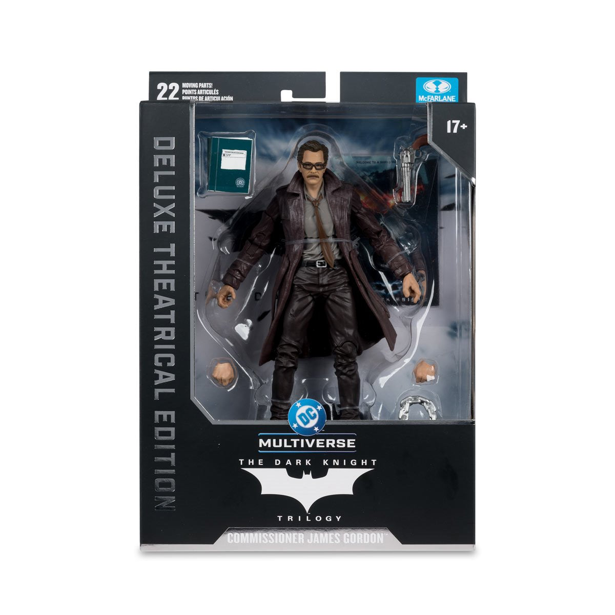 PREVENTA DC Multiverse Commisioner James Gordon (The Dark Knight) Deluxe Theatrical Edition McFarlane (Primer pago/anticipo)
