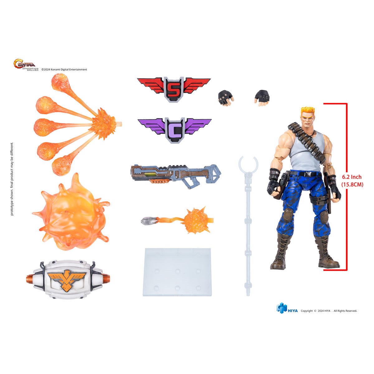 Contra: Operation Galuga Bill Rizer Hiya Toys