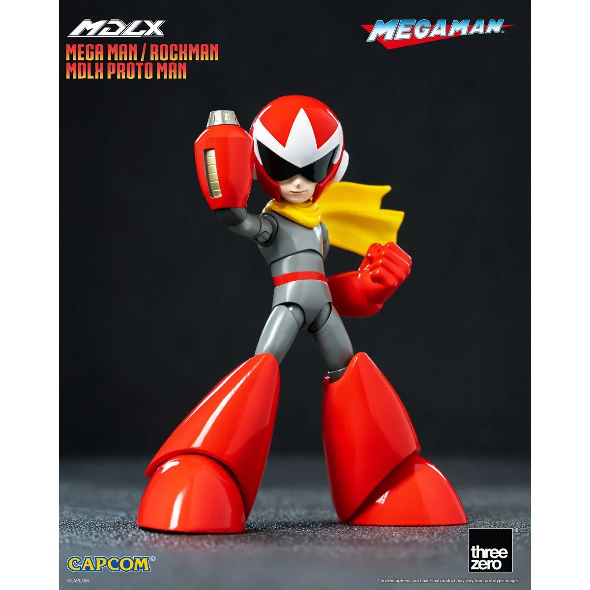 PREVENTA Mega Man MDLX Proto Man Threezero (Primer pago/anticipo)
