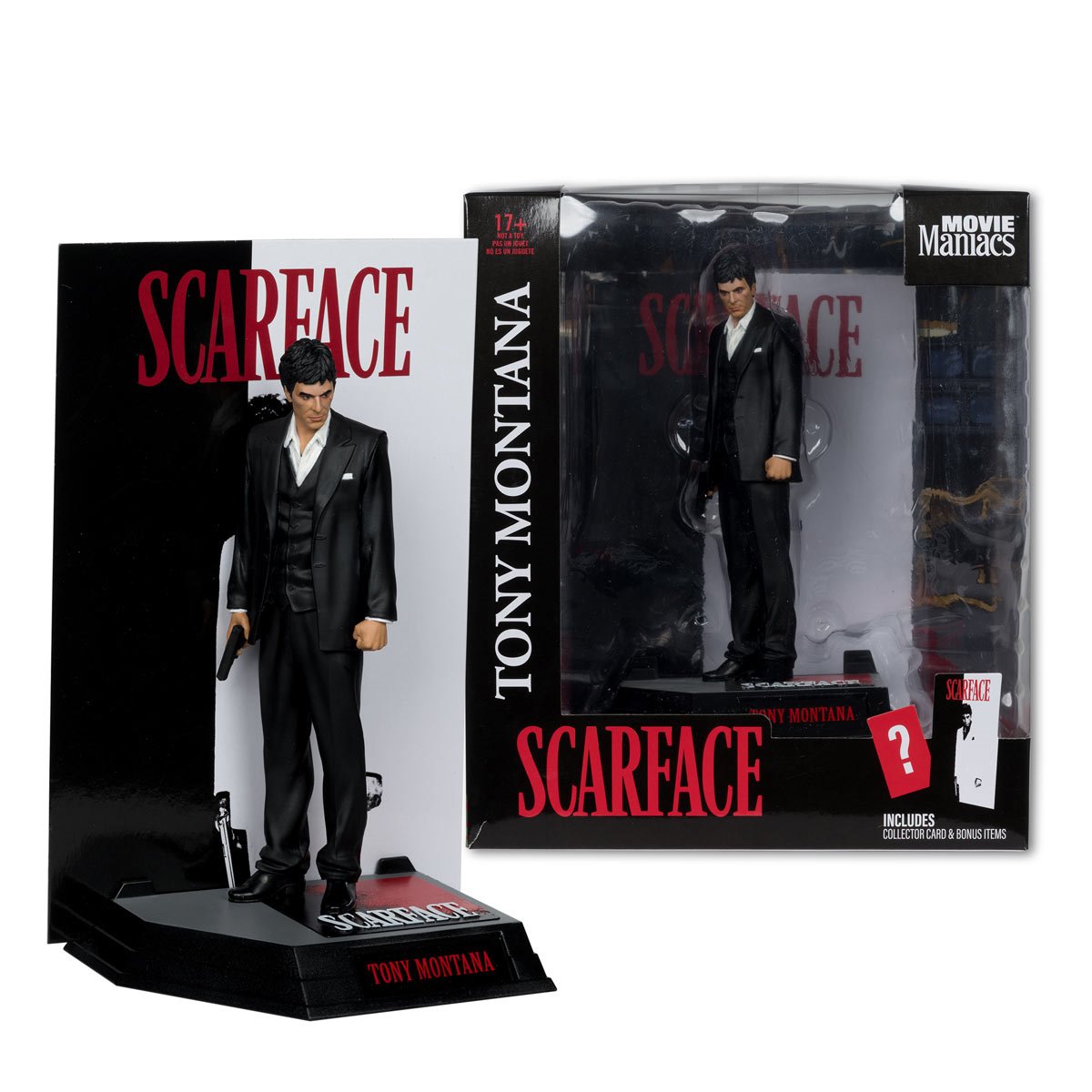 PREVENTA Scarface Movie Maniacs Tony Montana Estatua (Primer pago/anticipo)