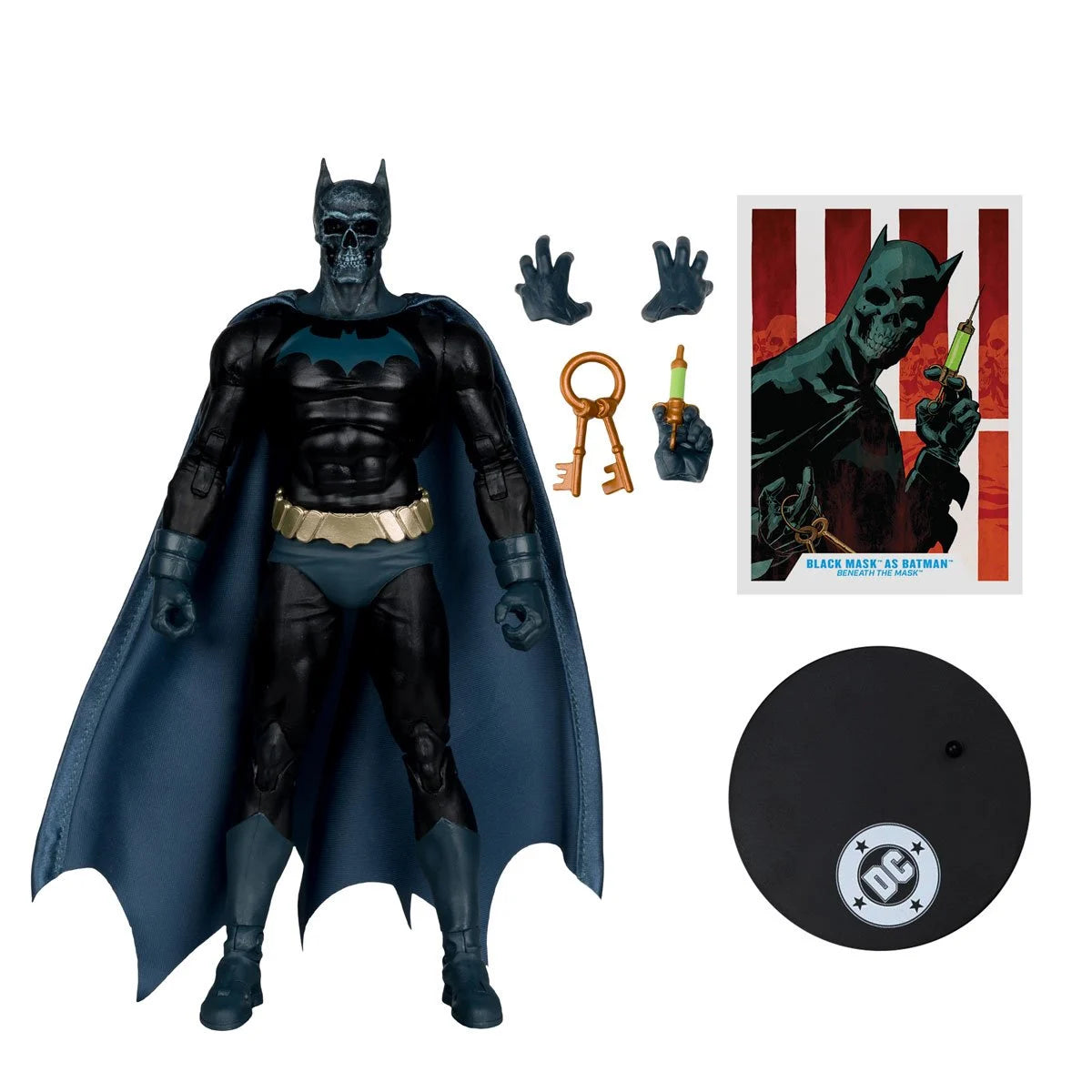 PREVENTA DC Multiverse Black Mask as Batman (Beneath the Mask) McFarlane (Primer pago/anticipo)