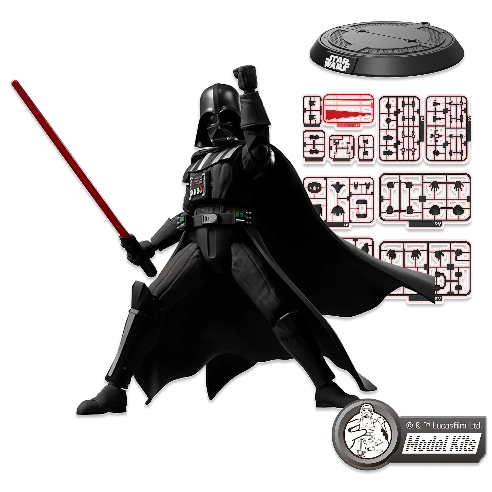 Star Wars: The Empire Strikes Back Champion Class Darth Vader Model Kit Blokees