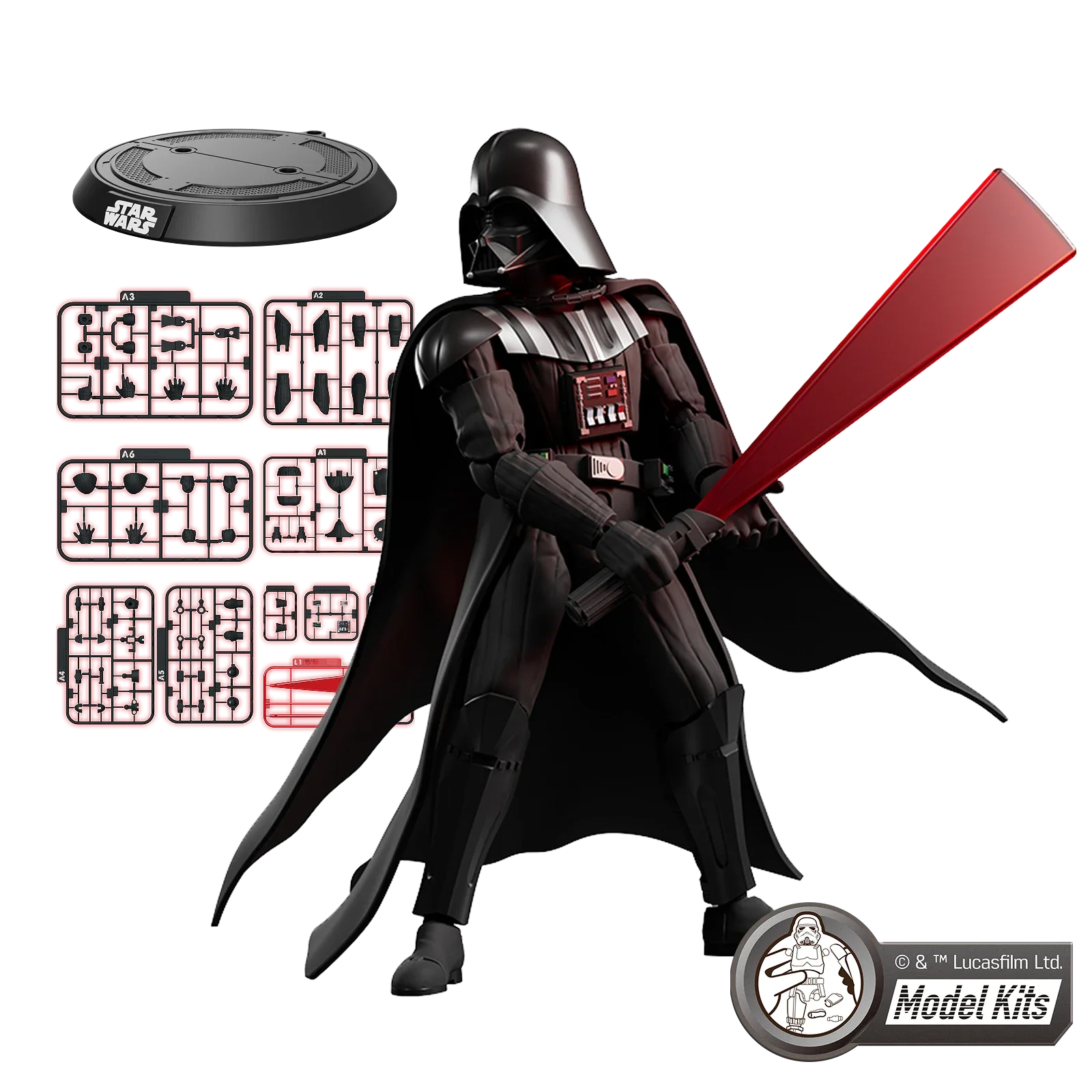 Star Wars: The Empire Strikes Back Champion Class Darth Vader Model Kit Blokees