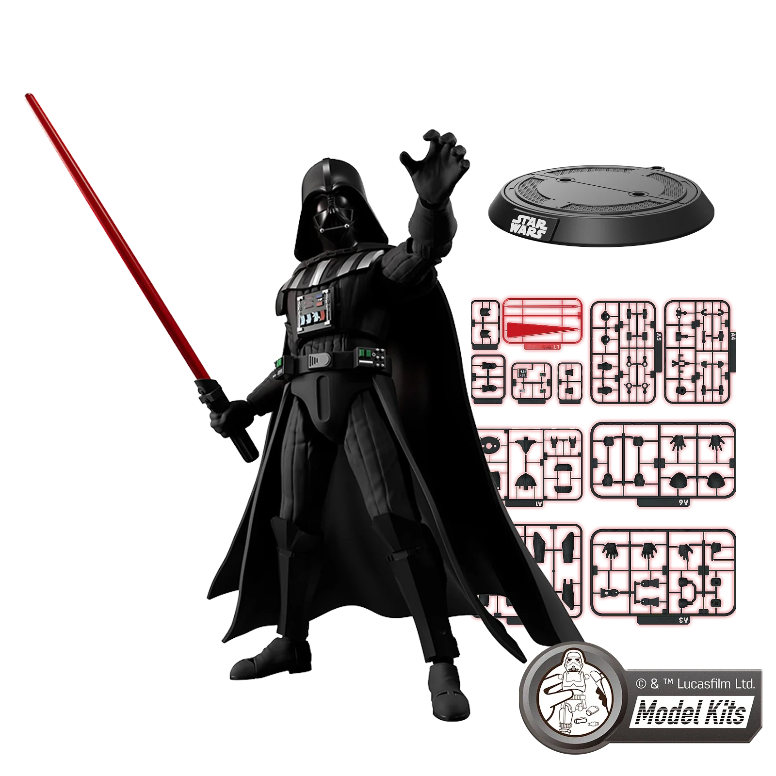 Star Wars: The Empire Strikes Back Champion Class Darth Vader Model Kit Blokees