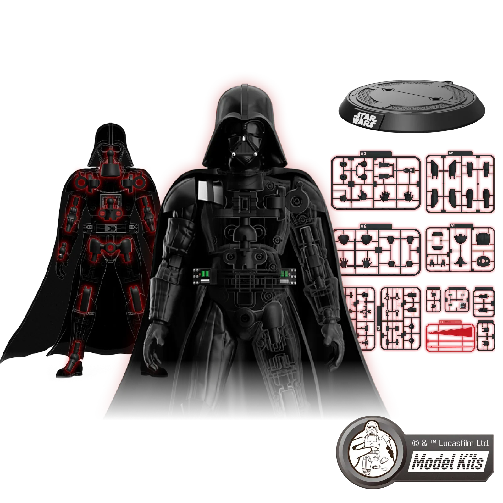 Star Wars: The Empire Strikes Back Champion Class Darth Vader Model Kit Blokees