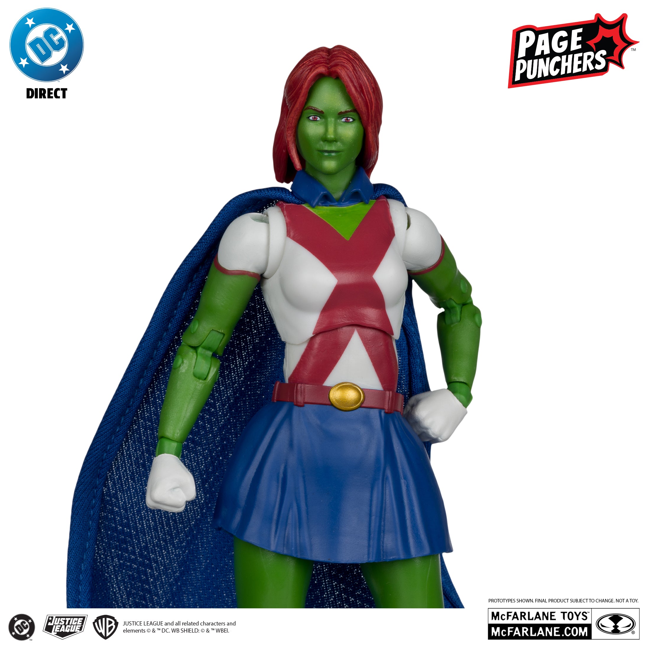 PREVENTA DC Multiverse Page Punchers Miss Martian (Teen Titans #41) Red Platinum McFarlane (Primer pago/anticipo)