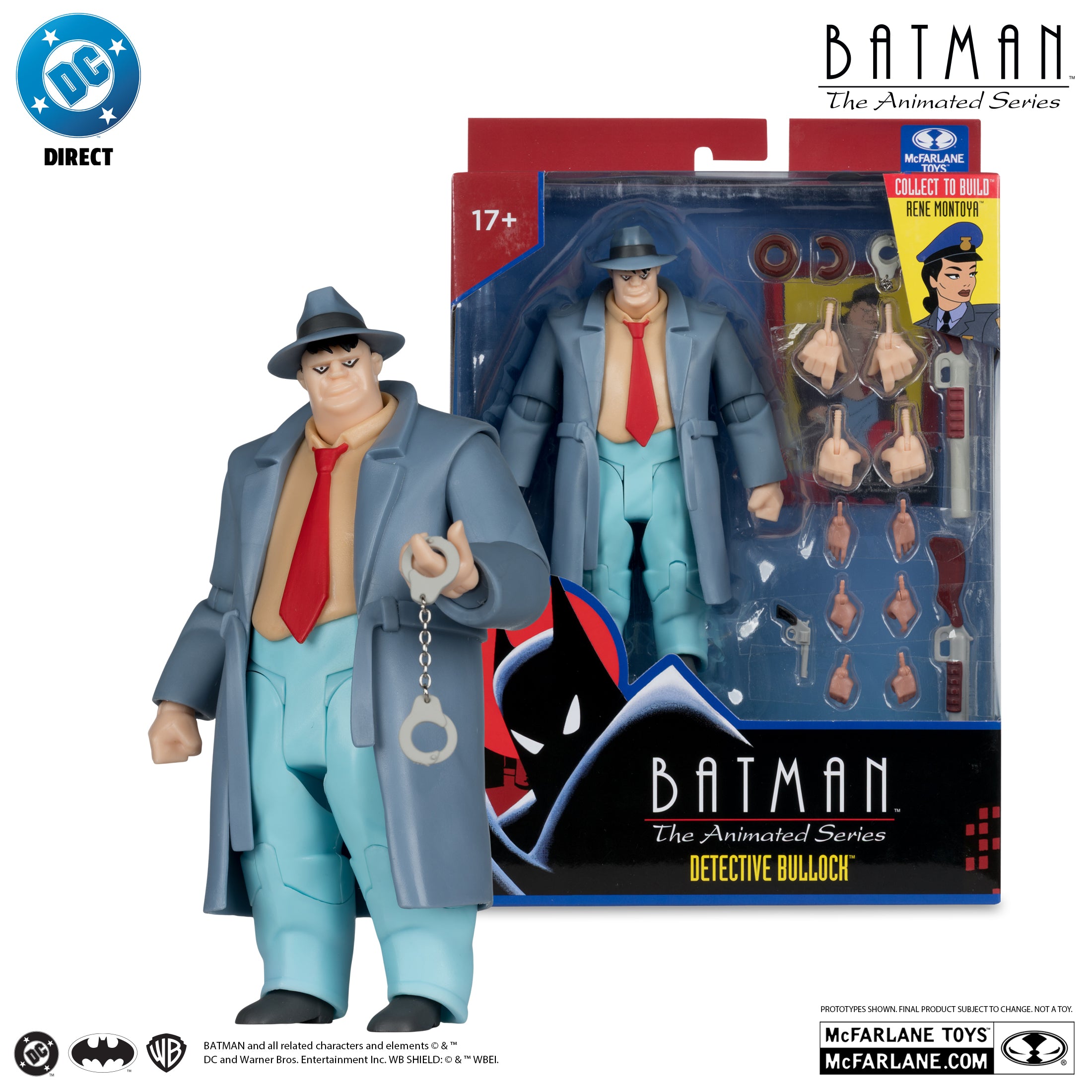 PREVENTA DC Direct Batman: The Animated Series Detective Bullock (Collect to Build: Rene Montoya) McFarlane (Primer pago/anticipo)