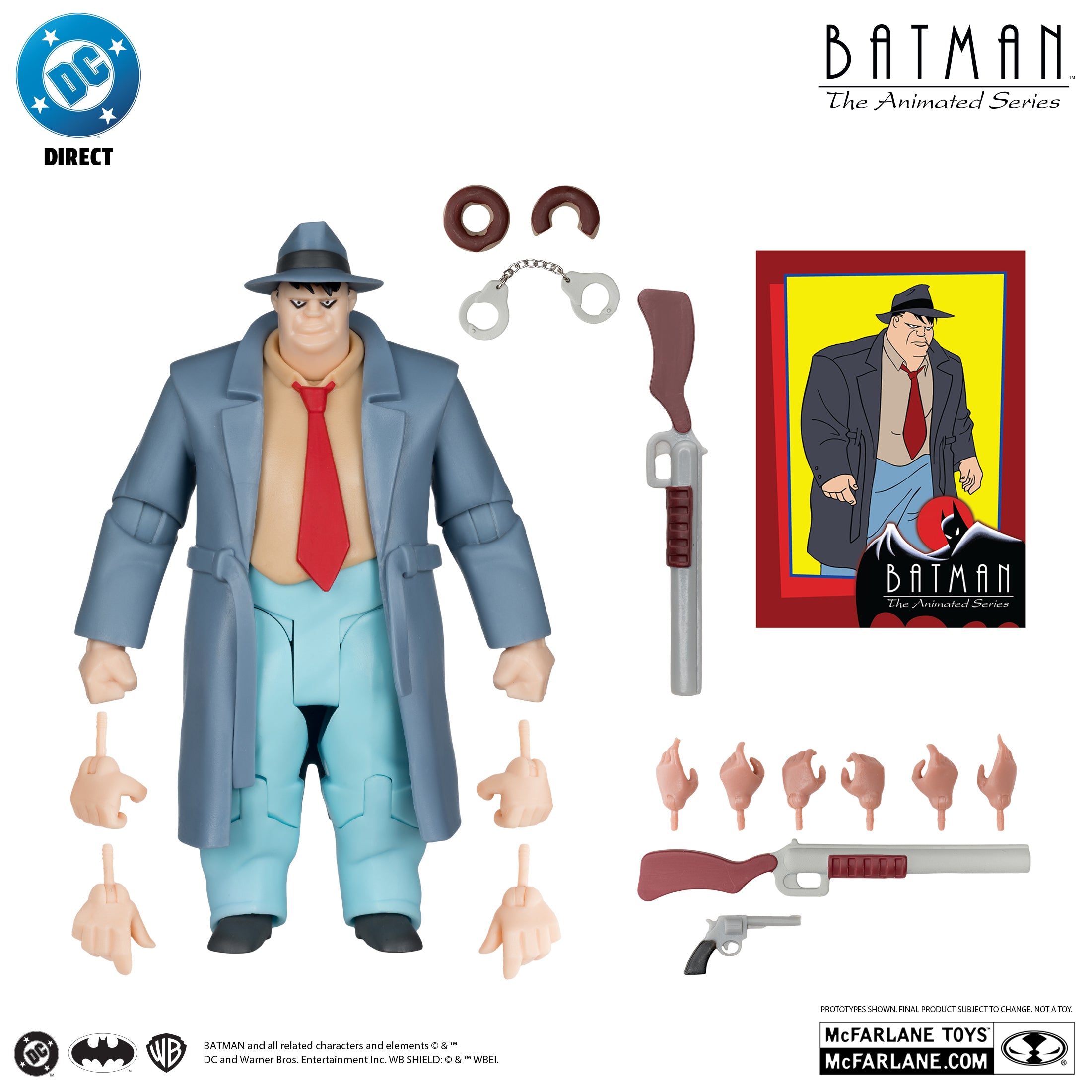 PREVENTA DC Direct Batman: The Animated Series Detective Bullock (Collect to Build: Rene Montoya) McFarlane (Primer pago/anticipo)
