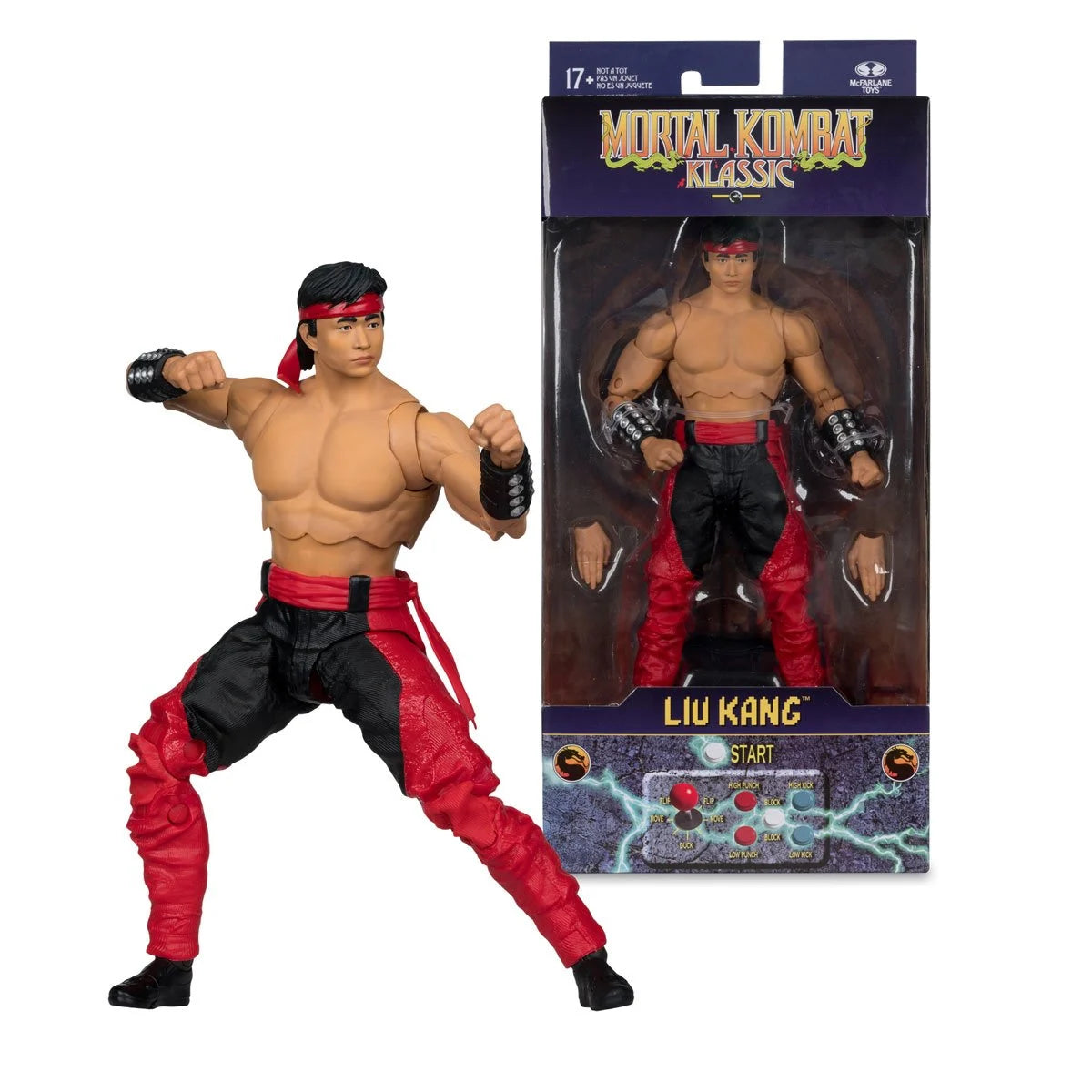 PREVENTA Mortal Kombat Klassic Liu Kang McFarlane (Primer pago/anticipo)