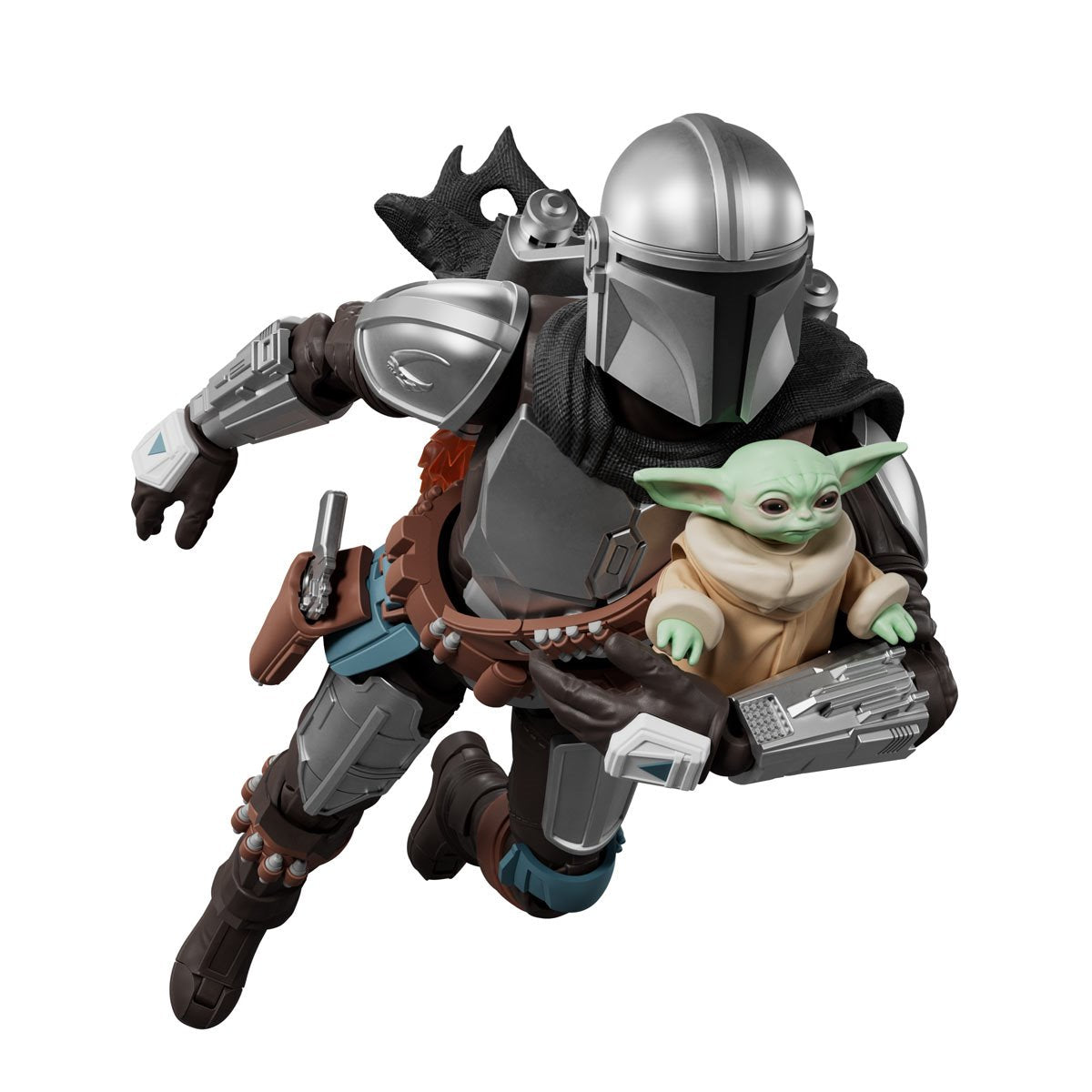 Star Wars The Mandalorian Champion Class CC05 Djin Djarin and Grogu Model Kit Blokees