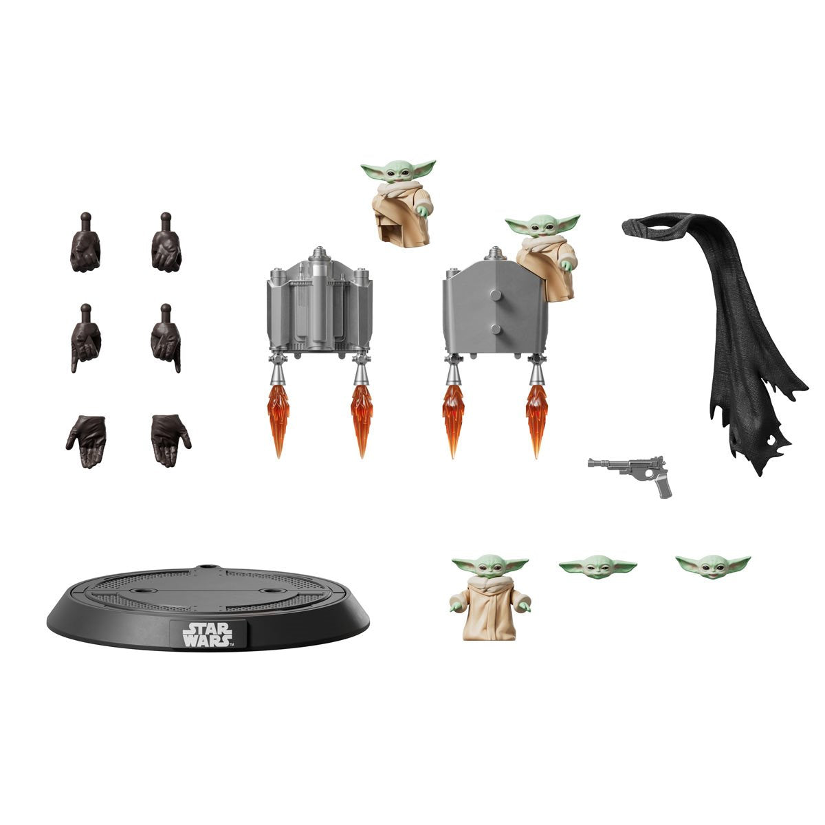 Star Wars The Mandalorian Champion Class CC05 Djin Djarin and Grogu Model Kit Blokees