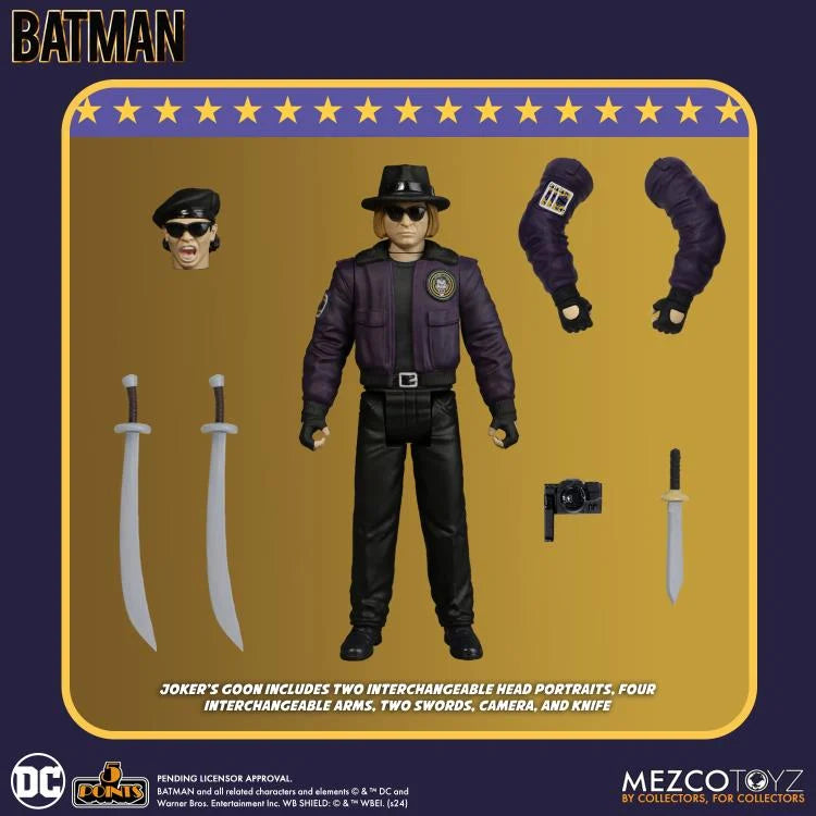 PREVENTA DC Comics Batman (1989) 5 Points Set de 3 Figuras Mezco Toyz (Primer pago/anticipo)