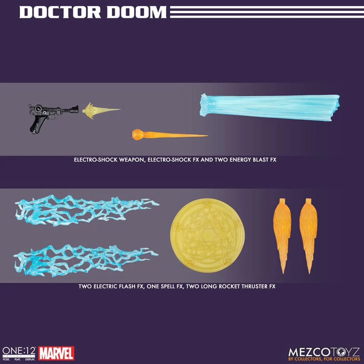 PREVENTA Doctor Doom One:12 Collectible Doctor Doom Mezco Toyz (Primer pago/anticipo)