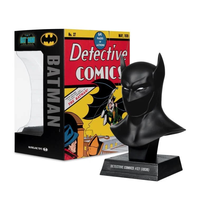 PREVENTA DC Direct Detective Comics #27 Batman 1st Appearance Cowl 1/3 Scale Replica McFarlane (Primer pago/anticipo)