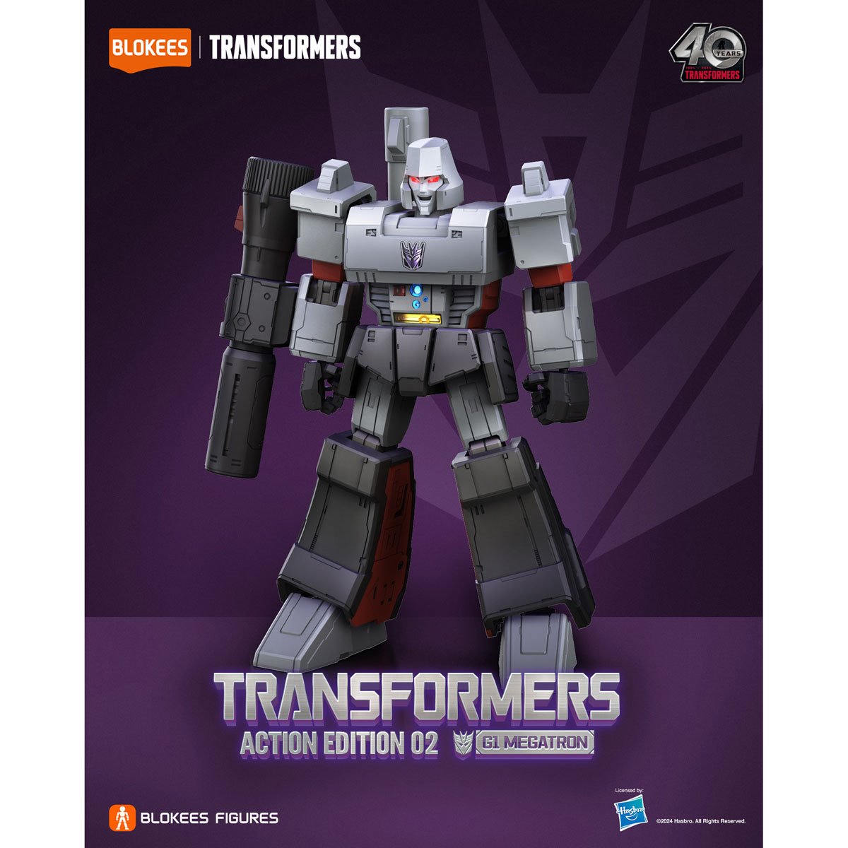 Transformers Action Edition Megatron (G1) Model Kit Blokees