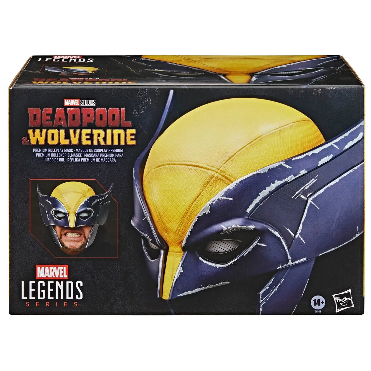 PREVENTA Marvel Legends Deadpool and Wolverine 1:1 Wearable Mask Hasbro (Primer pago/anticipo)