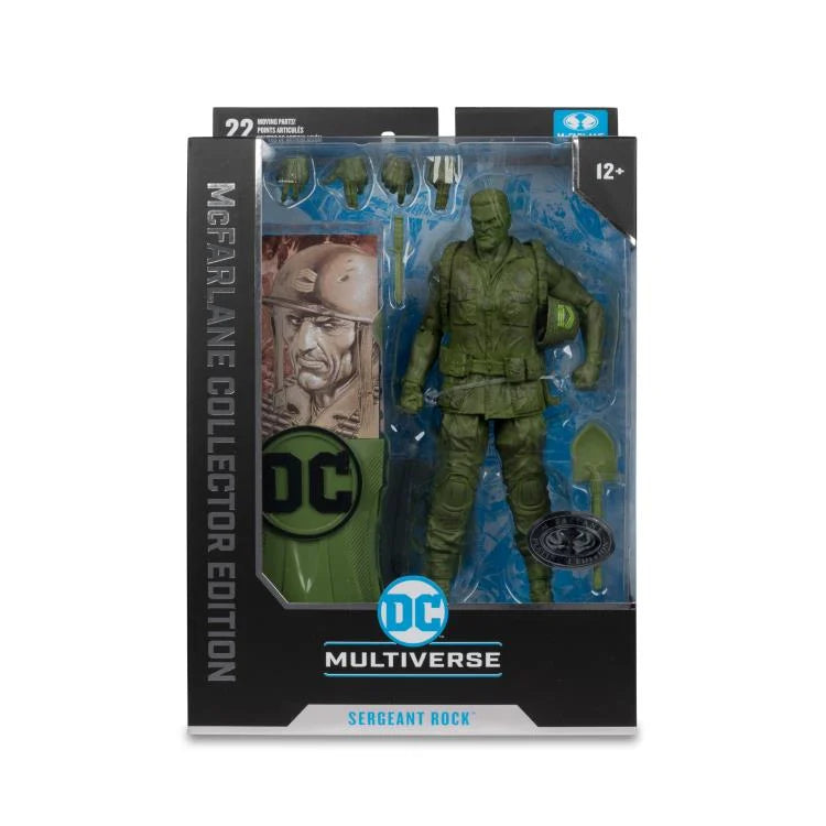 DC Multiverse Sergeant Rock (DC Classic) Collector Edition Platinum Edition McFarlane