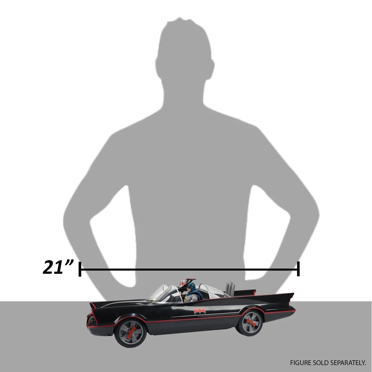 DC Multiverse Batman Classic TV Series Batmobile McFarlane