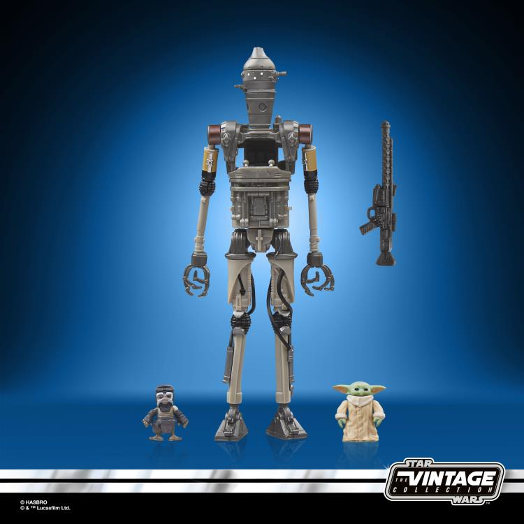 PREVENTA Star Wars The Vintage Collection IG-12, Grogu and Anzellan Deluxe Hasbro (Primer pago/anticipo)