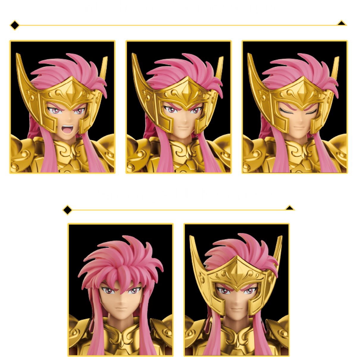 Saint Seya Champion Class Aquarius Camus Model Kit Blokees