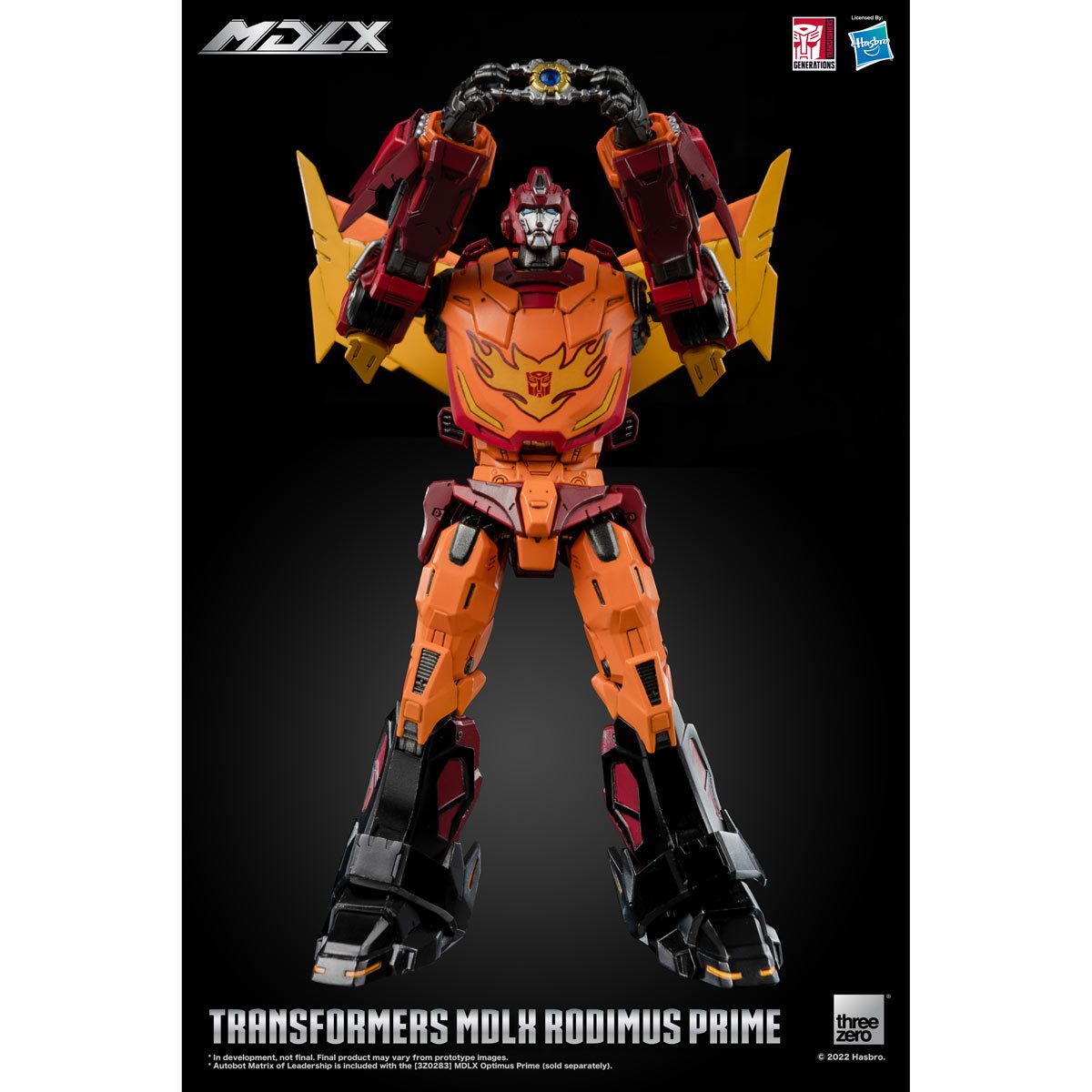 Transformers MDLX Rodimus Prime Threezero