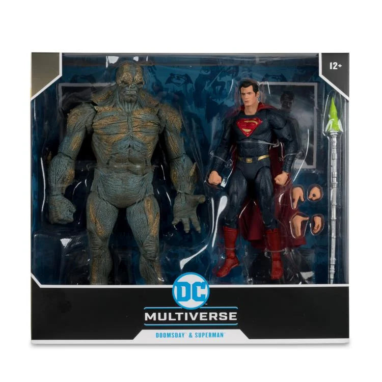 PREVENTA DC Multiverse Doomsday and Superman (Batman V Superman: Dawn of Justice) McFarlane (Primer pago/anticipo)