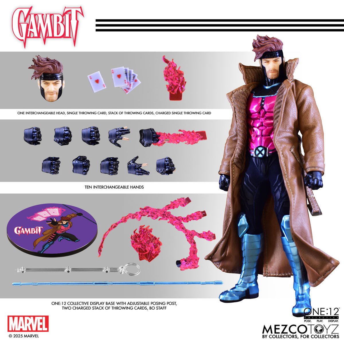 Marvel One:12 Gambit Mezco