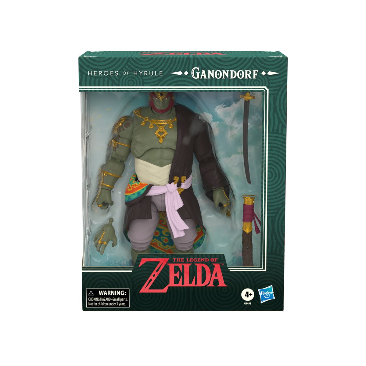 PREVENTA The Legend of Zelda Heroes of Hyrule Ganondorf (Tears of The Kingdom) Hasbro (Primer pago/anticipo)
