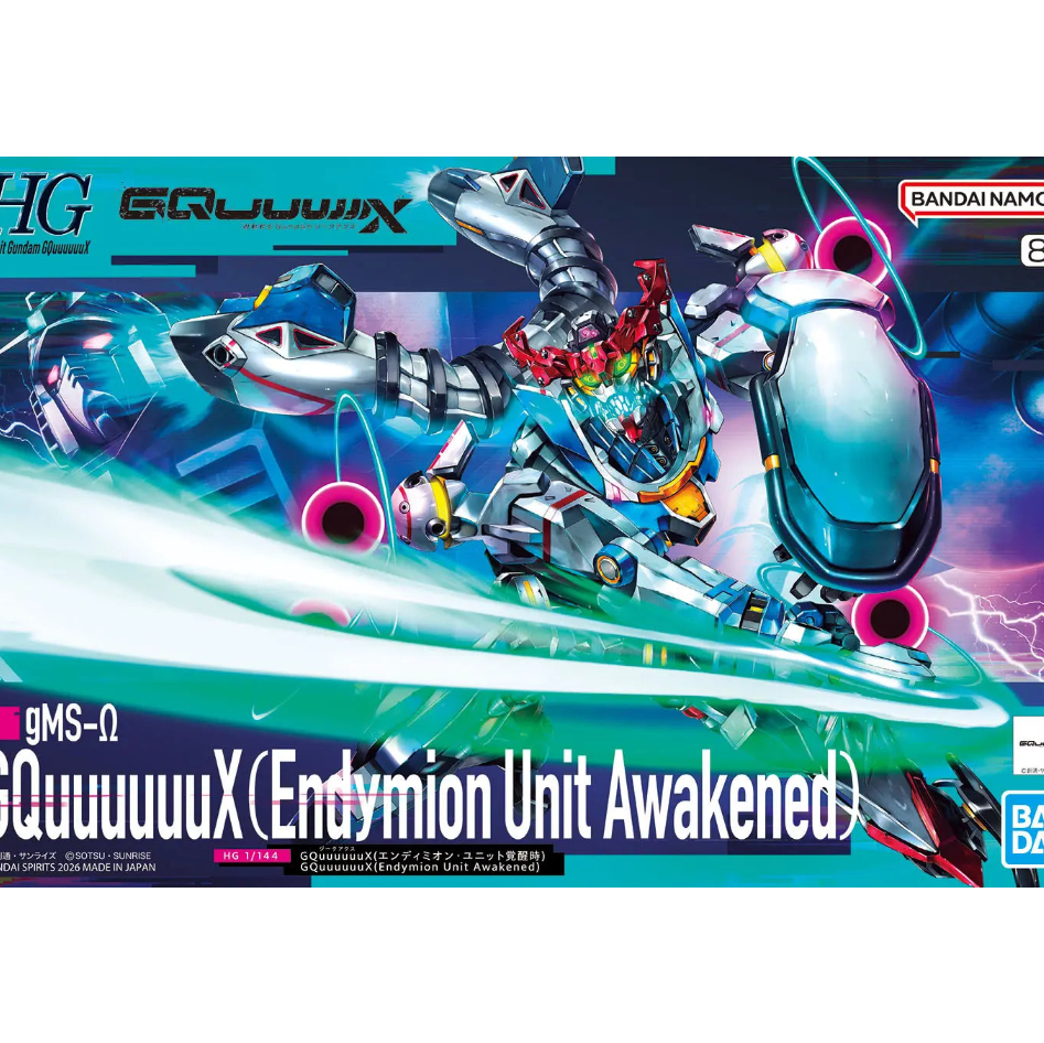 HG 1/144 gMS GQuuuuuuX Endymion Unit Awakened Model Kit Bandai