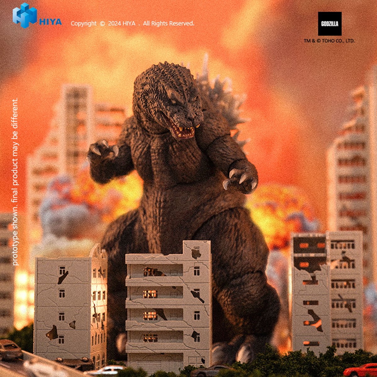 Godzilla, Mothra and King Ghidorah: Giant Monsters All-Out Attack 2001 Godzilla Exquisite Basic Hiya Toys