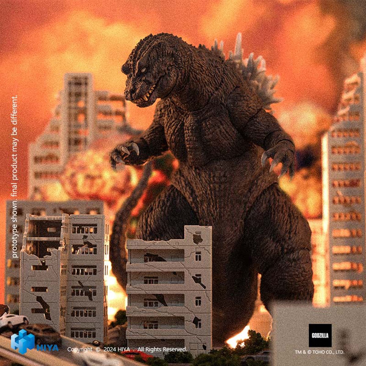 Godzilla, Mothra and King Ghidorah: Giant Monsters All-Out Attack 2001 Godzilla Exquisite Basic Hiya Toys