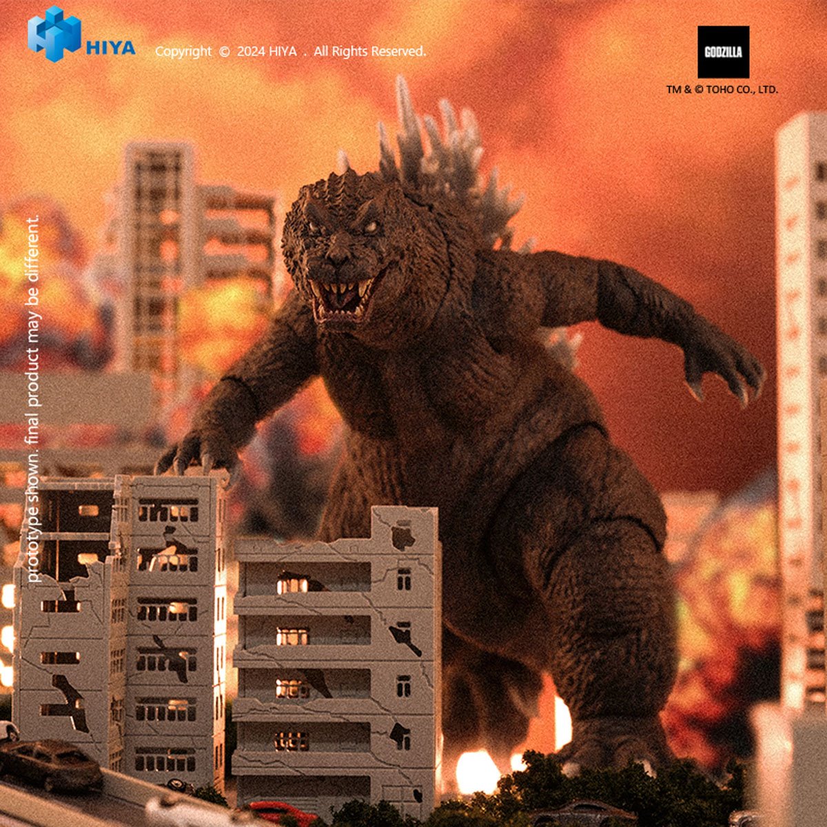 Godzilla, Mothra and King Ghidorah: Giant Monsters All-Out Attack 2001 Godzilla Exquisite Basic Hiya Toys