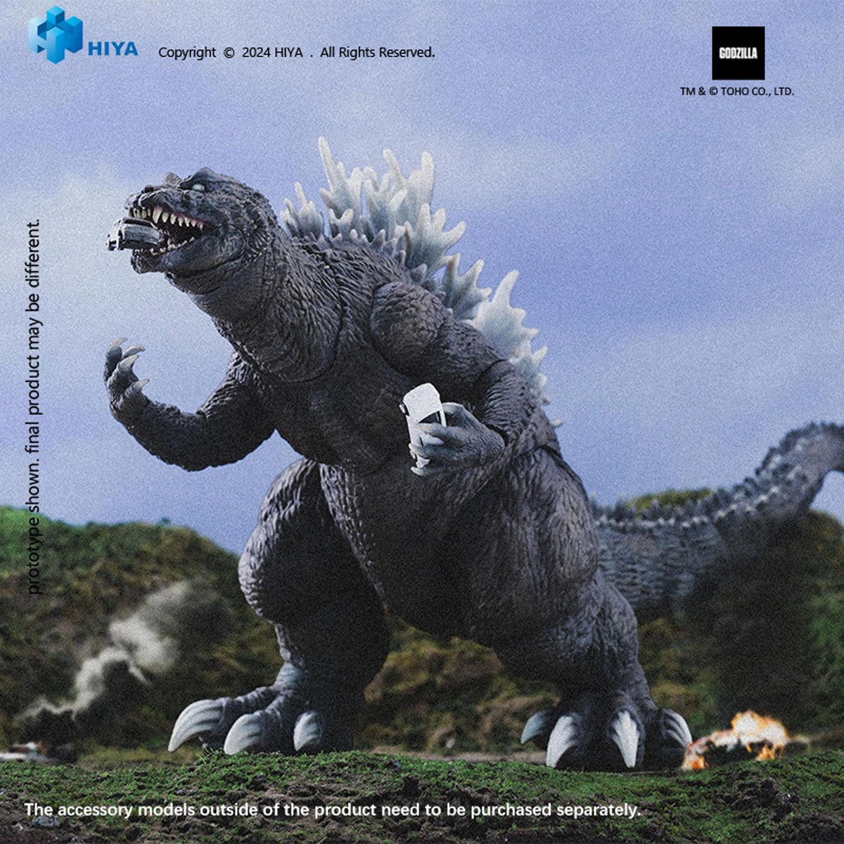 Godzilla, Mothra and King Ghidorah: Giant Monsters All-Out Attack 2001 Godzilla Exquisite Basic Hiya Toys