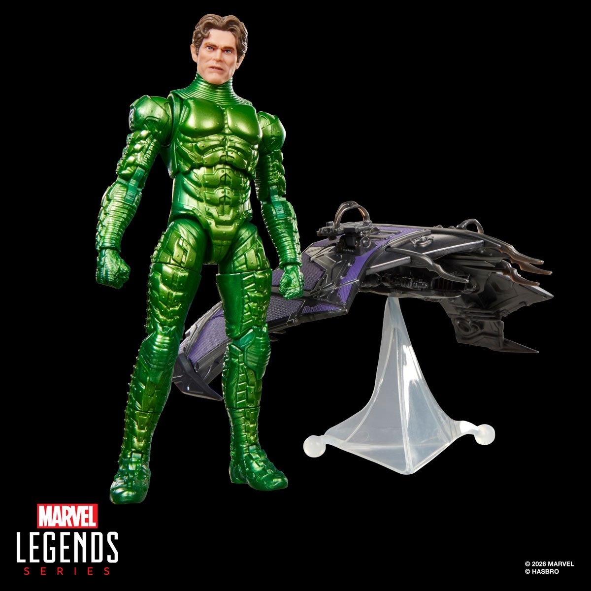 PREVENTA Marvel Legends Spider-Man: No Way Home Green Goblin Action Figure and Glider Set Hasbro (Primer pago/anticipo)